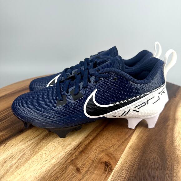 Nike Vapor Edge Speed 360 2 Men's Size 4 Football Cleats Navy White DA5455-401 - Picture 3 of 7